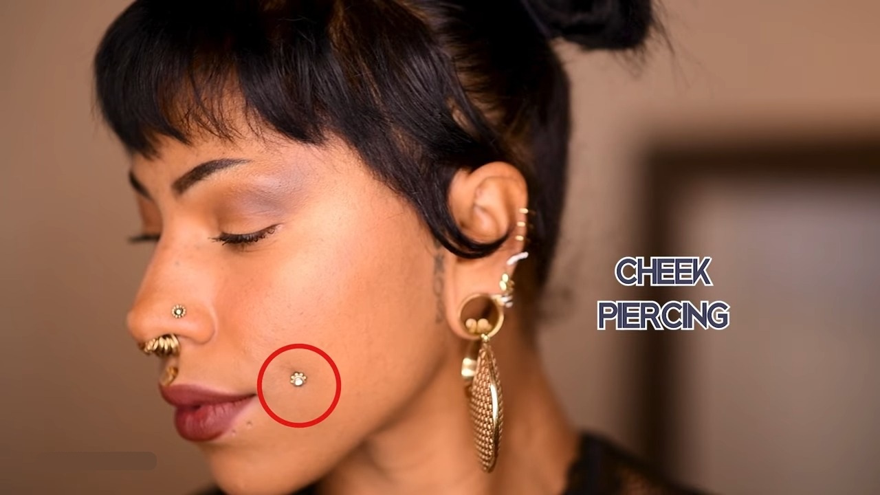 Cheek (Dimple) Piercing