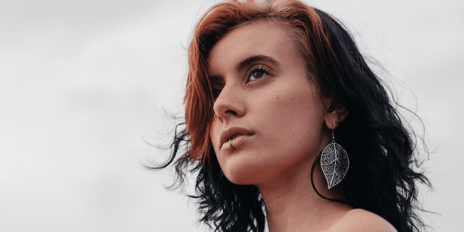 facial & lip piercing